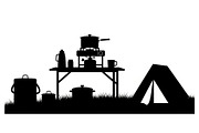 Picnic Table Puzzle Clipart Set, an Object Illustration by Designer_Momina (Thumbnail 8 of 15)