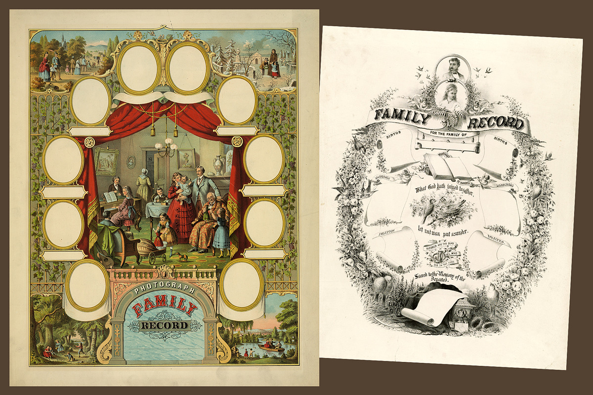 Antique Family Records - Blank, a Texture Graphic by Blue Line Design (Photo 12 of 17)
