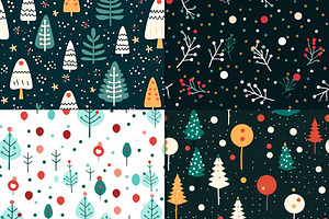 20 Seamless Christmas Time Patterns