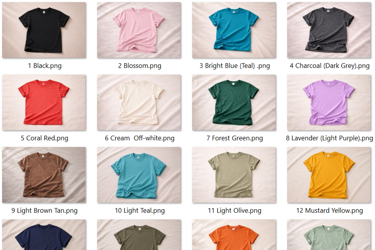 59 Comfort Colors 1717 Mockup Bundle, a Shirt Mockup by ElDesignState (Photo 6 of 7)