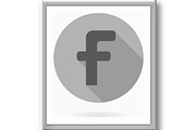 Modern Vector Flat Icon With Letter, an Outline Icon by FineArtStudio (Thumbnail 3 of 3)