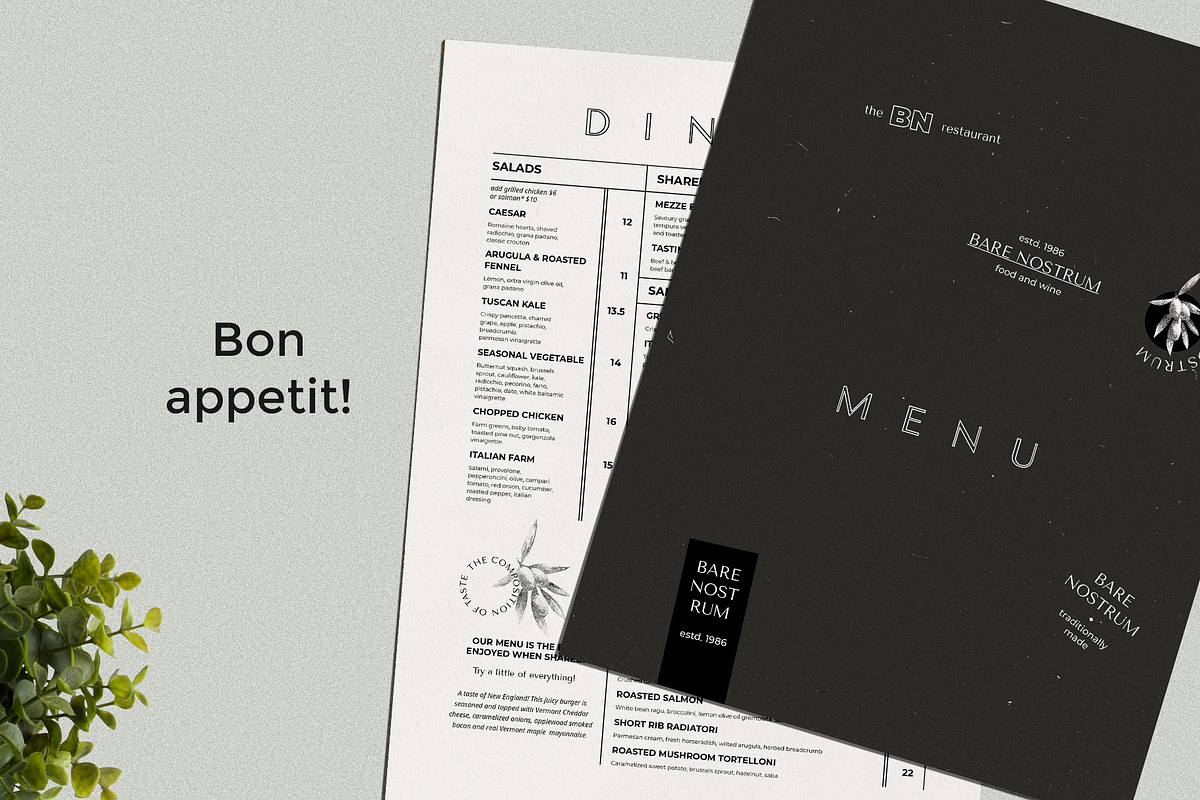 Restaurant Menu, a Brochure Template by BigWeek (Photo 4 of 4)