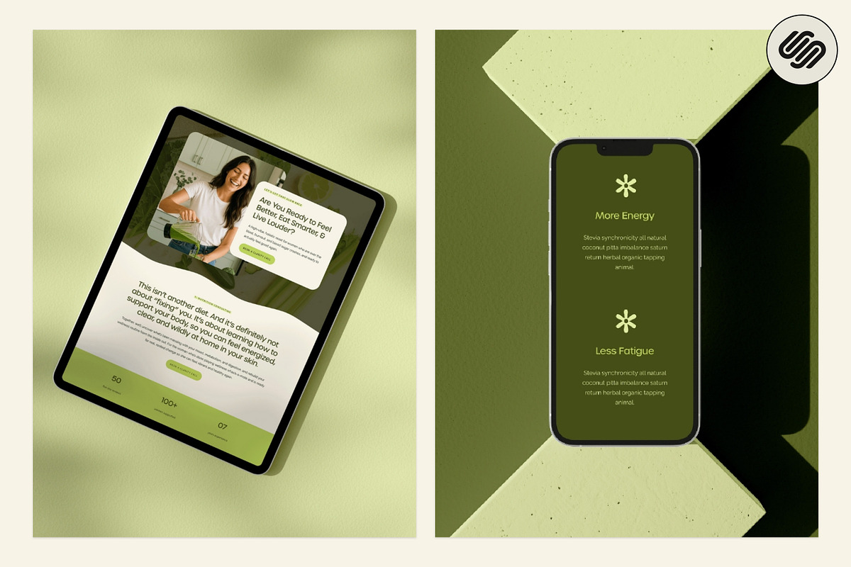 Health & Wellness Website Template, a Squarespace Template by Glo Design Studio (Photo 5 of 11)