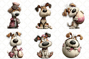Whimsical Easter Dog Clipart, an Illustration by Black Bird Studio (Thumbnail 5 of 6)