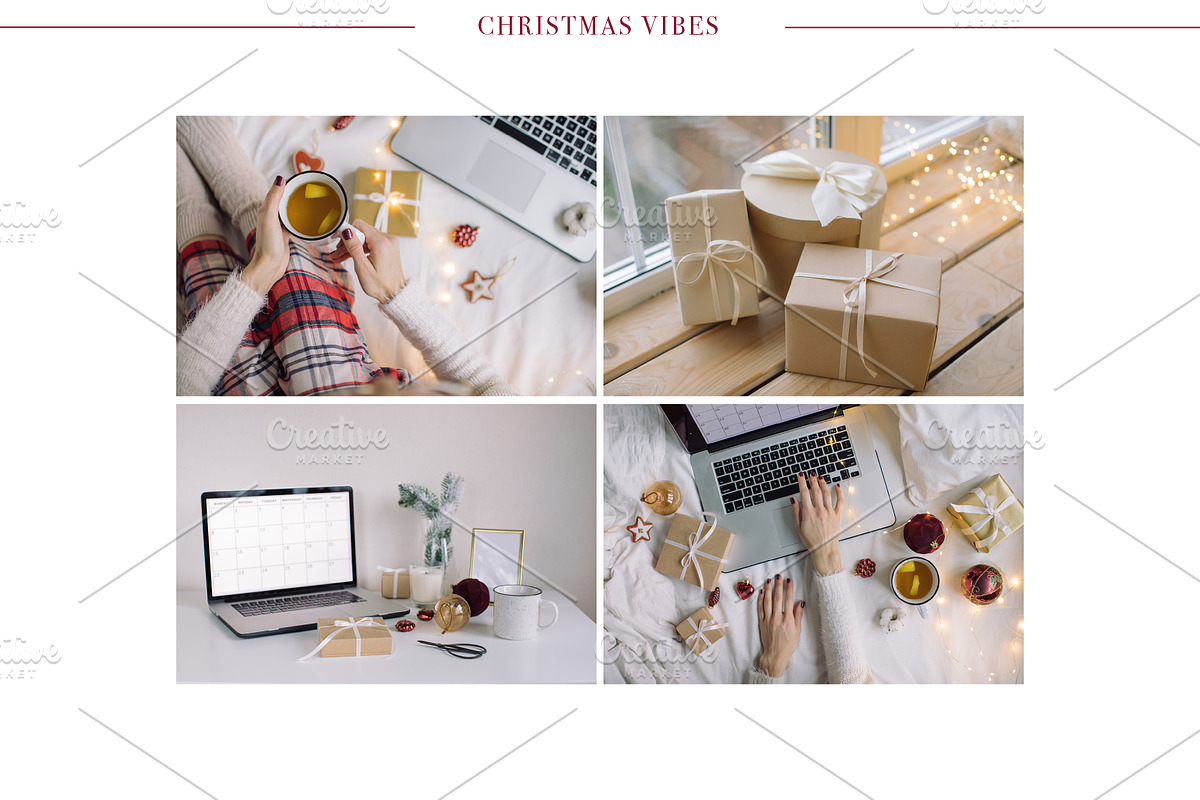 Christmas Vibes#1 | 24 Styled Photos, a Holiday Photo by Nina Stock Photos (Photo 9 of 12)