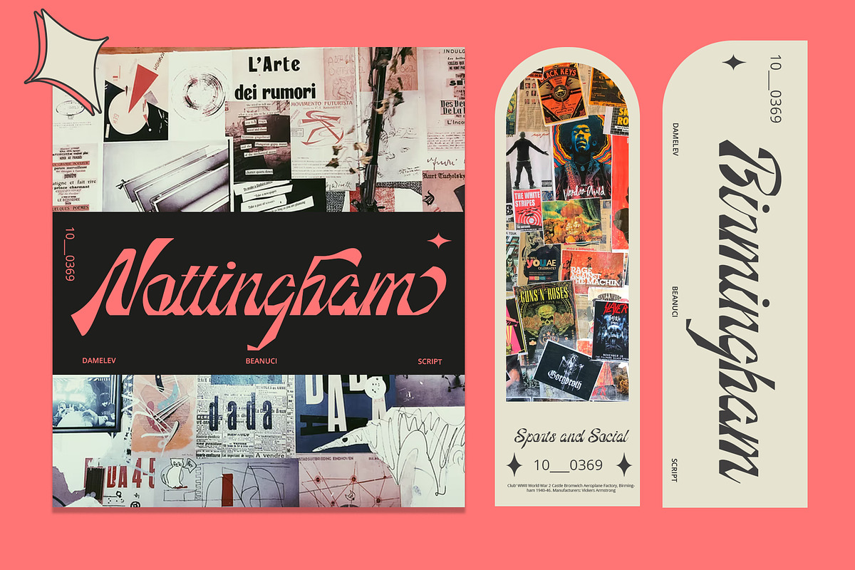 Beanuci, a Script Font by Damelev (Photo 2 of 13)