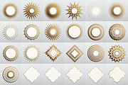 Celestial Gold Foil Papers & Frames, a Social Media Template by The Flossy Finch (Thumbnail 15 of 20)