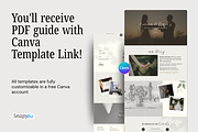 Canva Wedding Website Template, a Landing Page Template by Snapybiz (Thumbnail 3 of 11)