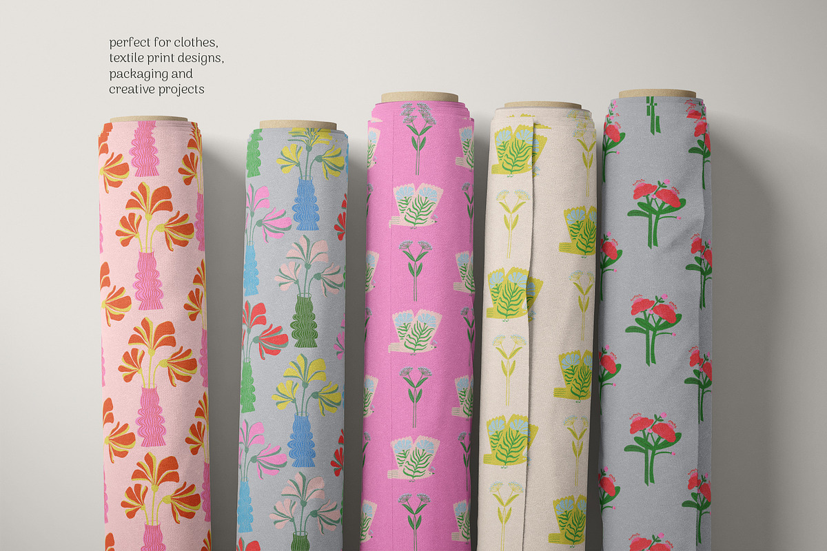 Boho Chic floral patterns, a Pattern Graphic by Annakniaz (Photo 11 of 17)
