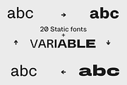 HONEYCHROME - VARIABLE TYPE SYSTEM, a Sans Serif Font by Tropical Type (Thumbnail 13 of 14)