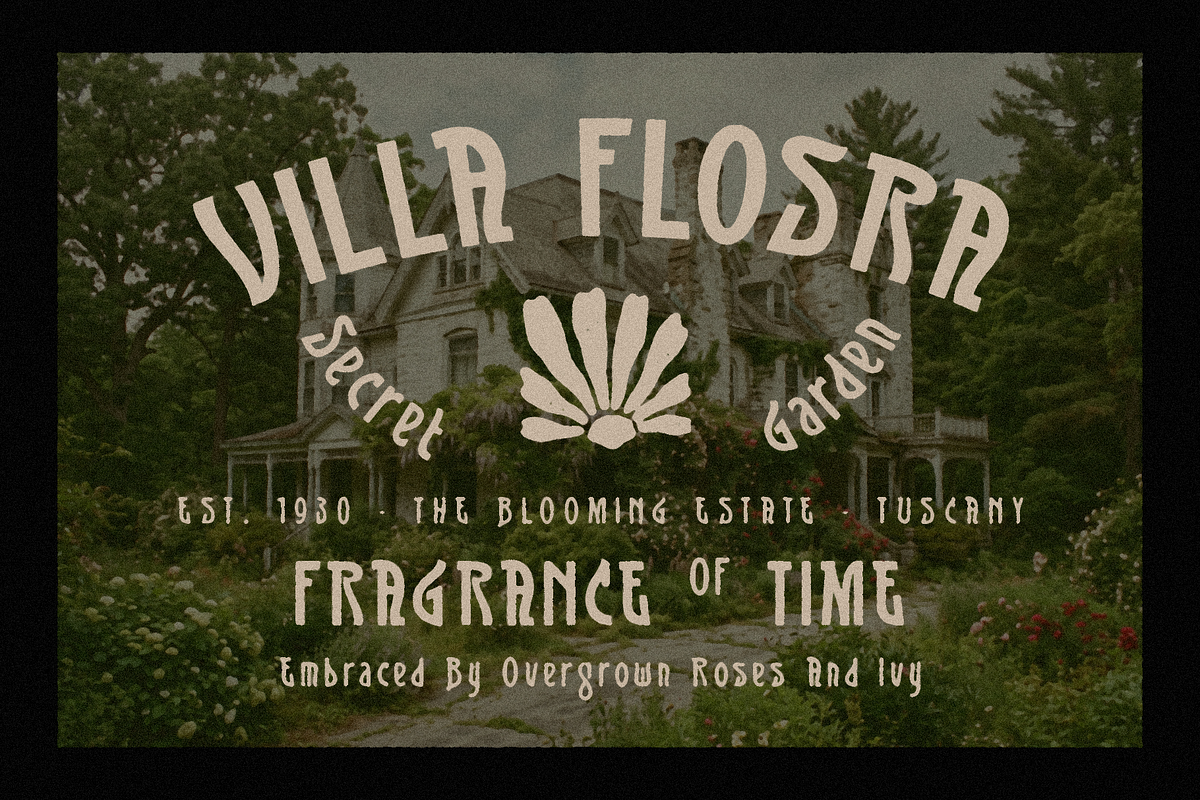 SFC Flosra - Folkcraft Display, a Slab Serif Font by Saera Type (Photo 11 of 12)