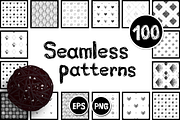 vector BIG seamless patterns SET, a Pattern Graphic by WINDmade (Thumbnail 1 of 8)