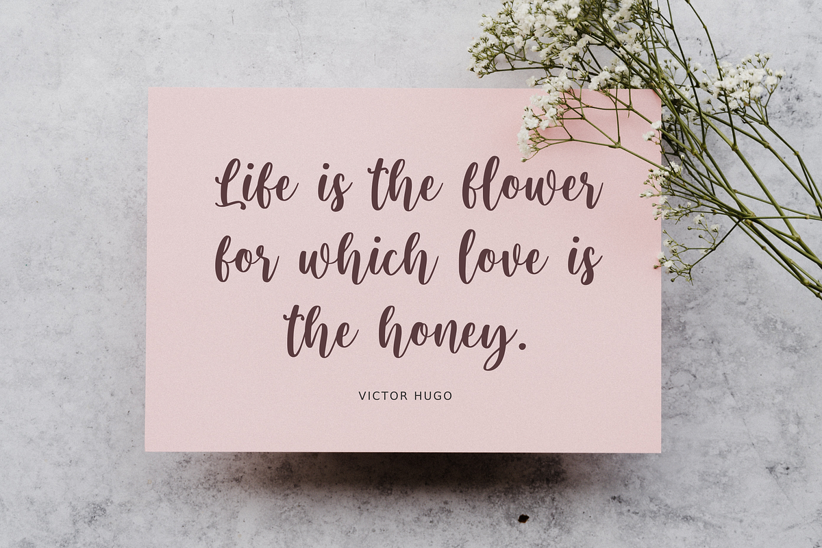Blushring - Modern Calligraphy, a Script Font by Sibelumpagi Studio (Photo 9 of 11)