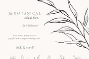 Minimalist floral botanical line art, a Decorative Illustration by Madiwaso (Thumbnail 5 of 9)