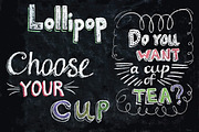 Chalk hand drawn illustrations, an Object Graphic by tamara.comotomka (Thumbnail 4 of 4)