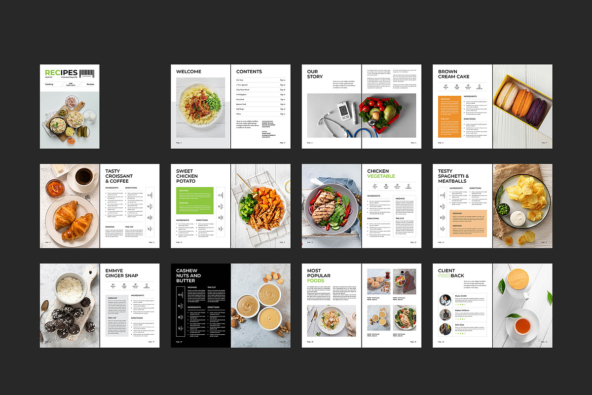 Cookbook | Recipe Book Template, a Brochure Template by Spark_Creative (Photo 17 of 17)