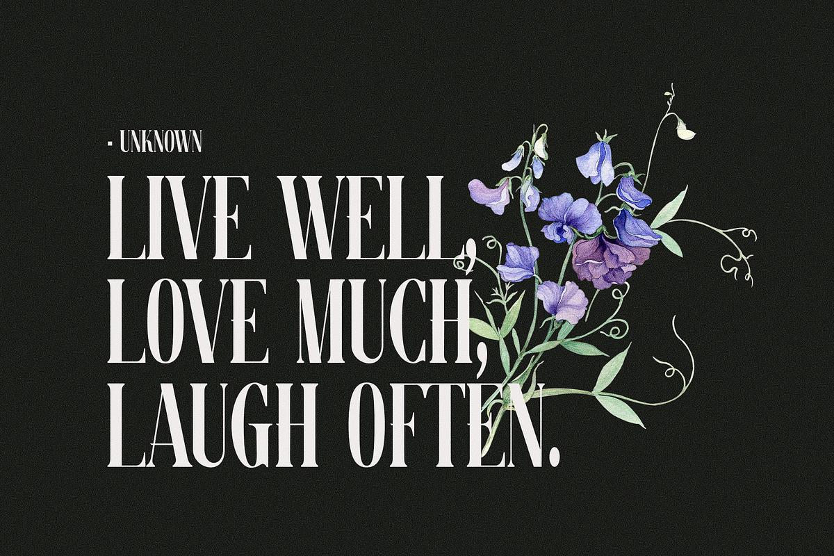 Malken Elegant Ligature Serif Font, a Serif Font by Graphicxell (Photo 5 of 6)