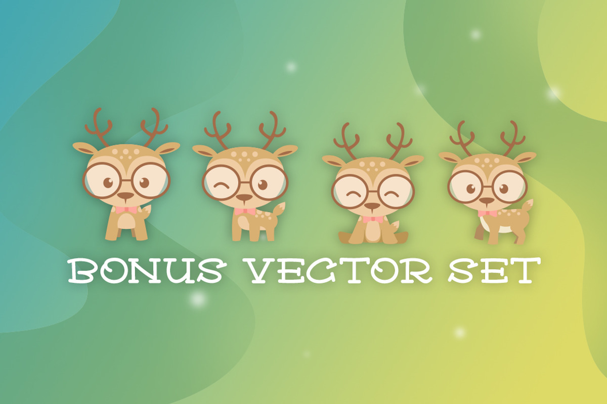 Vixen Deer Font + Vector preview 6