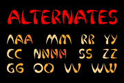 Alien UFO - Horror Space Scary Font, a Font by Gravitype (Thumbnail 4 of 13)