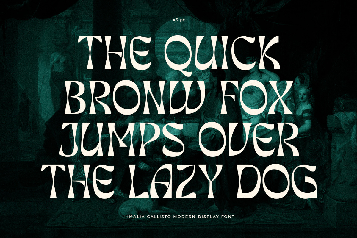 Himalia Callisto, a Serif Font by Dora Typefoundry (Photo 3 of 11)