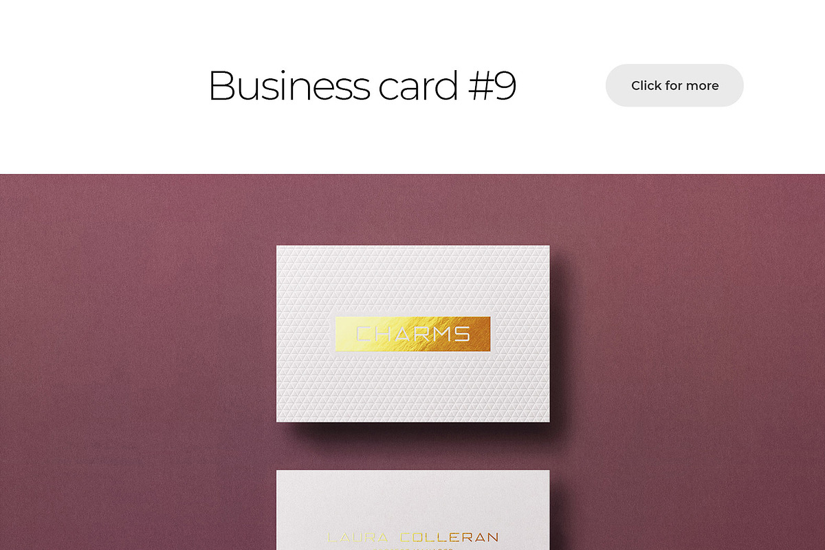 Business Card Mockup Template Bundle, a Business Card Template by PrintPixel (Photo 96 of 104)