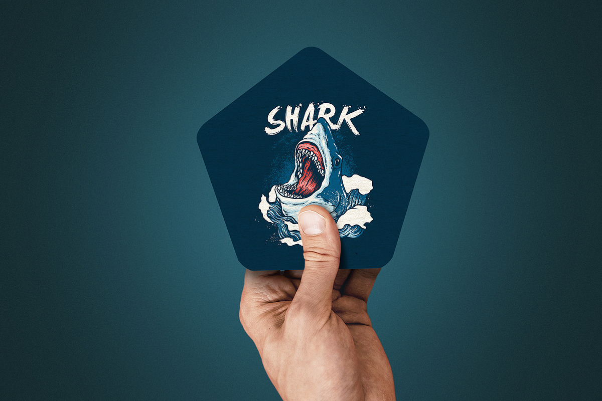 Clean Hand Man Coaster Mockups x4, a Packaging Mockup by SmartDesigns (Photo 4 of 5)