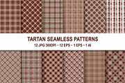 Tartan seamless patterns, a Pattern Graphic by Gurza SHOP (Thumbnail 1 of 3)