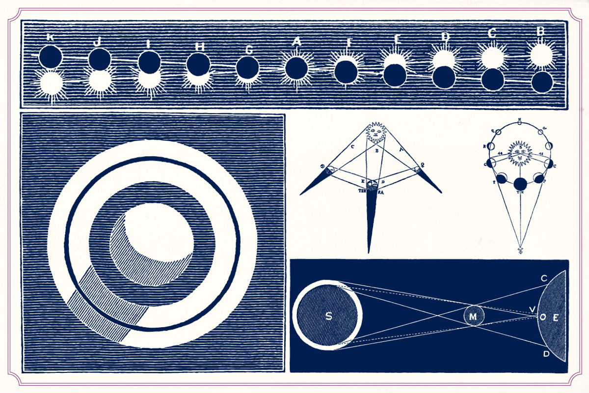 Vintage Space vector illustrations, an Education Illustration by Mr Vintage (Photo 6 of 13)