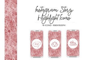 16 Instagram Stories Highlight Icons