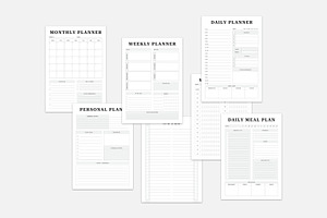 InDesign Planner Bundle Pack Vol.29, a Stationery Template by MNT-Creator