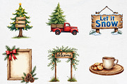 christmas Wooden Board Sublimation, an Illustration by CrexoraLab (Thumbnail 5 of 5)