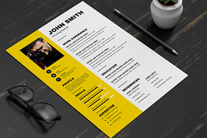 Photography Resume Design Template