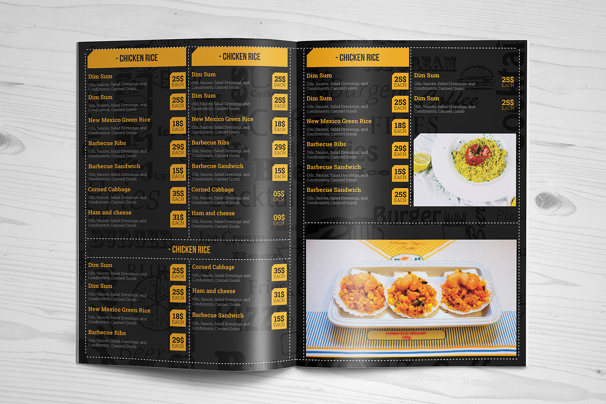Special Food Menu Brochure -12 Pages, a Brochure Template by ZAAS (Photo 2 of 9)