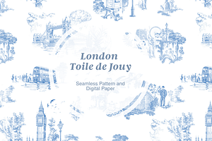 London Toile De Jouy Pattern