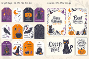 Mystical Halloween Vector Clipart, a Seasonal Illustration by Hanna's ArtLab (Thumbnail 2 of 6)