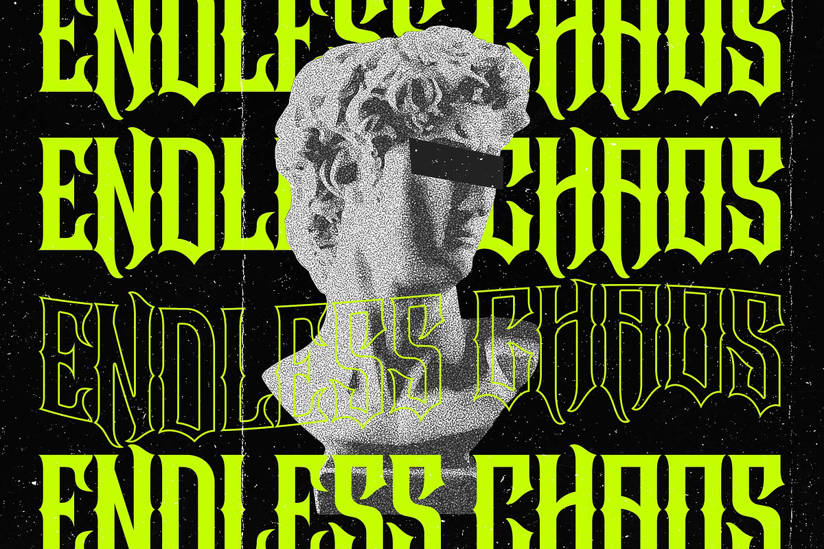 Underock - Blackletter Style, a Blackletter Font by Arterfak Project (Photo 7 of 11)