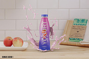 Bottle with Splash Mockup - 7 Views, a Packaging Mockup by Illusiongraphic (Thumbnail 9 of 25)