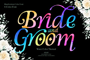 Bride and Groom, a Script Font by BBtypeStudios