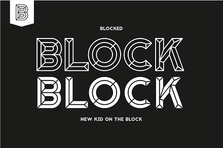 Block Typeface