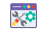 Maintenance Flat Icon, a Duotone Icon by Pexelpy (Thumbnail 1 of 2)