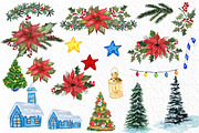 Gnomes Clipart Christmas clipart, an Illustration by vivastarkids (Thumbnail 3 of 6)