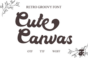 Cute Canvas Handwritting Script Type