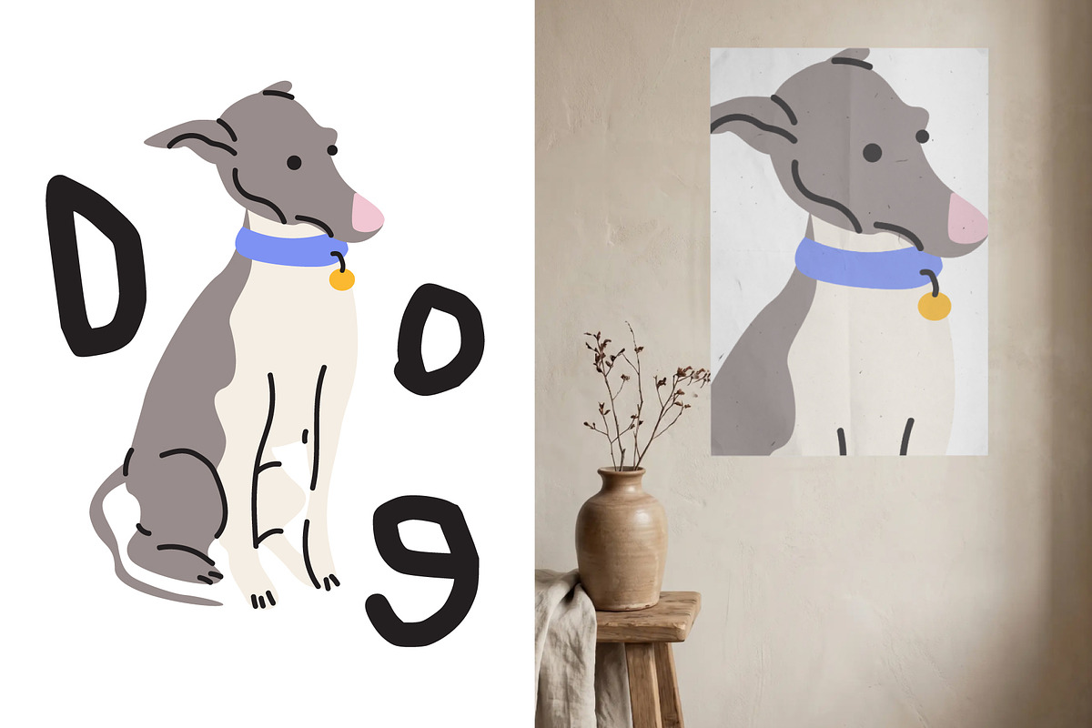 Domestic Pets Vector Illustrations, an Animal Illustration by Luamor (Photo 3 of 10)