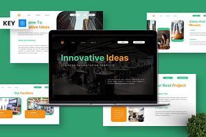 Innovative Ideas - Business Keynote, a Presentation Template by Deepslide Studio