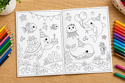 Coloring book for kids, an Education Illustration by LartGraphics (Thumbnail 4 of 8)