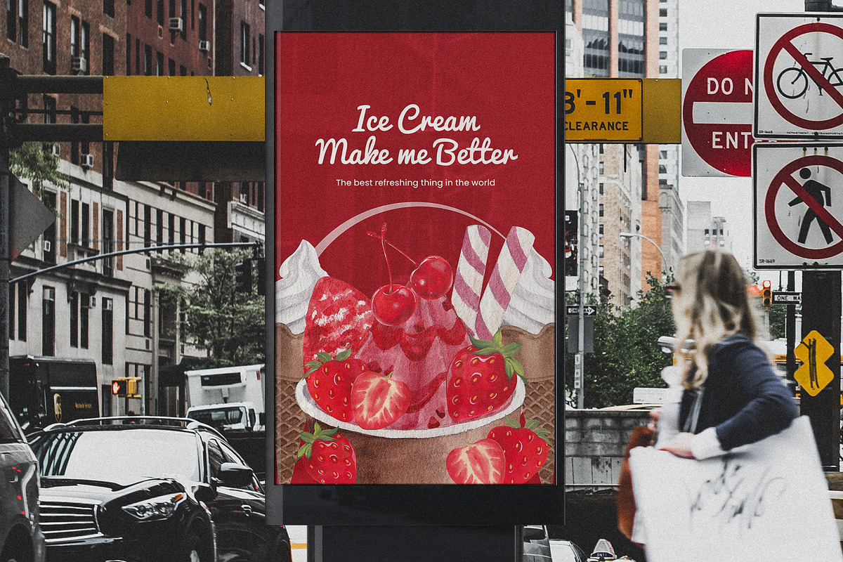 Ice cream Flavors & Soda Drink, a Food Illustration by CreativeValuation (Photo 7 of 13)