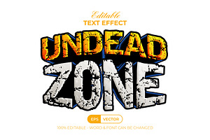 Horror Text Effect Sticker Style, a Layer Style Add-On by Mockmenot