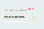 Matcha - Family 30% off, a Script Font by Los Andes Type (Thumbnail 10 of 10)