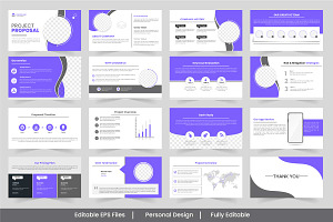 Project proposal Presentation slide, a Templates & Theme by Tanuart