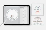 Love Lab Label Toolkit, a Brush Add-On by Rosangela Curti (Thumbnail 2 of 10)